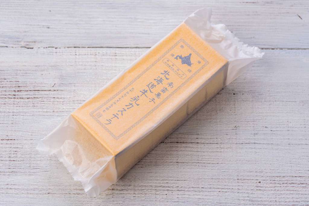 袋に入った北海道牛乳カステラ、北海道土産のカステラ
